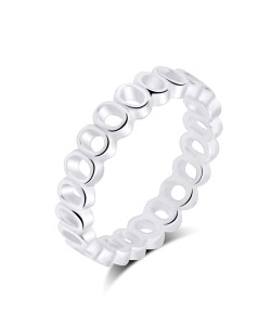 Circle Silver Ring NSR-738